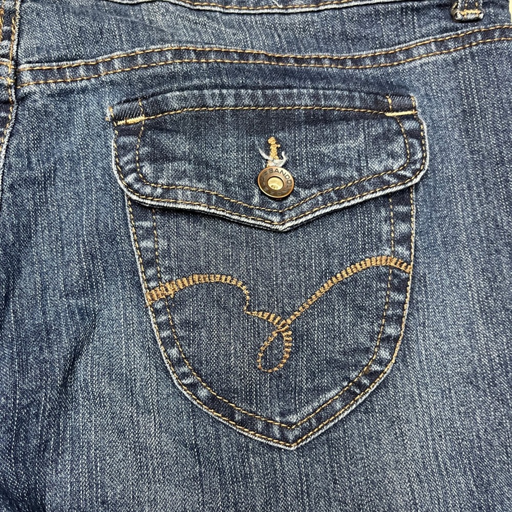 Bandolino Blu Jeans Womens 14 Blue Arianna Bootcut‎ Dark Wash Stretch Denim - Picture 8 of 11